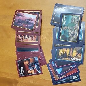 Star Trek and TNG trading cards 1991 seeies